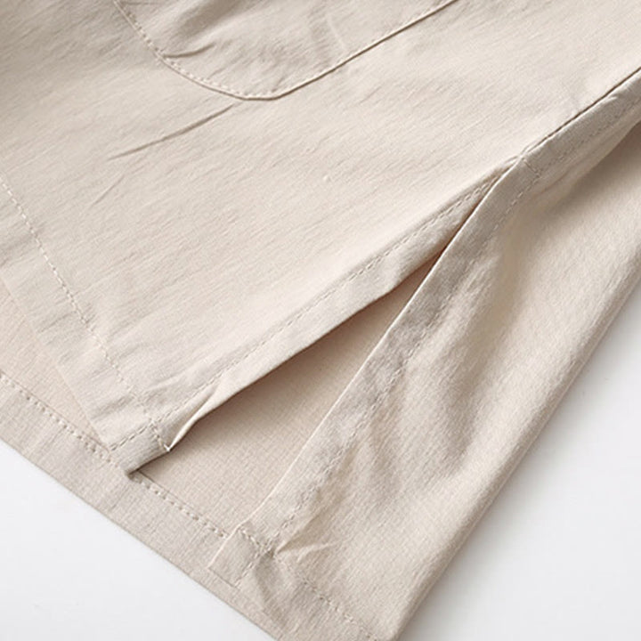 Buddha Stones Tang Froschknopf Dreiviertelärmel Hemd Weite Hose Baumwolle Leinen Herrenanzug - image 13