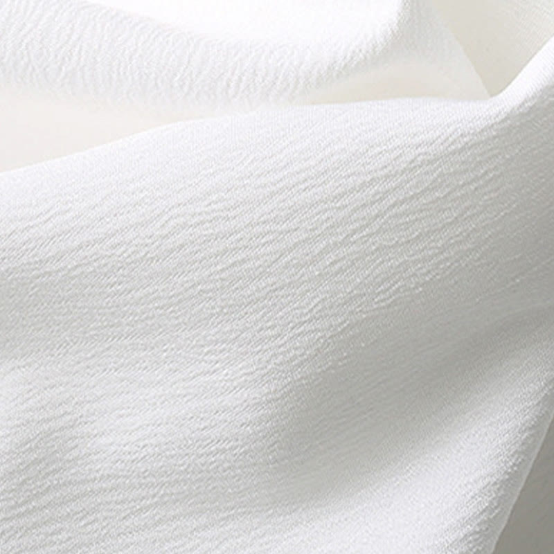 Buddha Stones Tang Frosch-Knopf Kurzarmhemd Weite Beinhose Herrenanzug - image 5