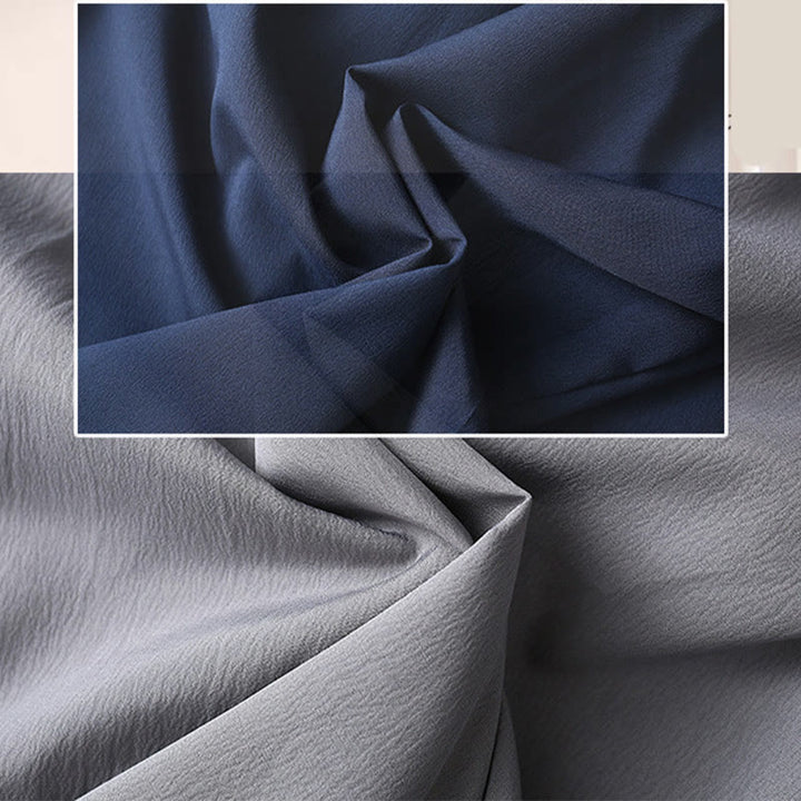 Buddha Stones Tang Frosch-Knopf Kurzarmhemd Weite Beinhose Herrenanzug - image 6