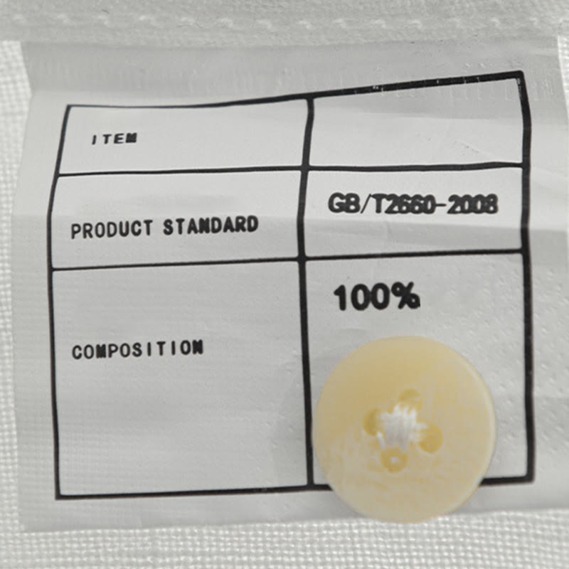 Buddha Stones Einfarbig Lose Langarm Halbknopfhemd Leinen Herrenbekleidung - image 7