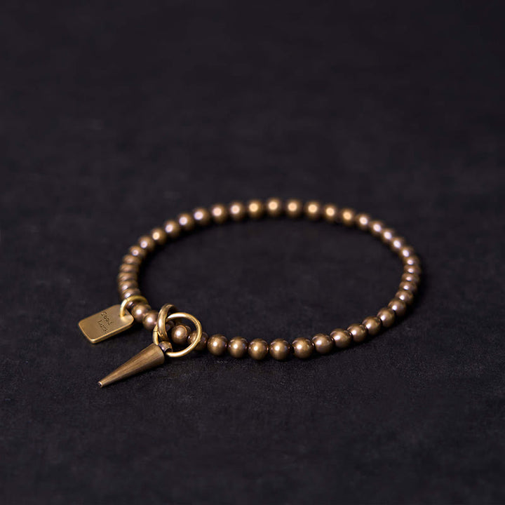 Buddha Stones, Vintage-Armband mit Kupfer-Messing-Perlen, Glücks-Balance - image 3