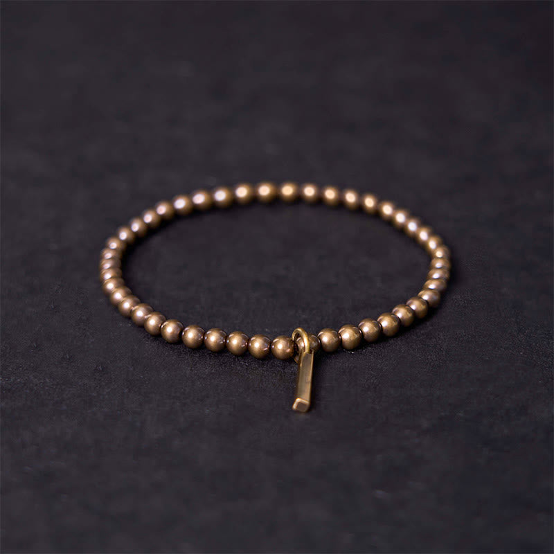 Buddha Stones, reine Kupfer-Messing-Perlen, Selbstpflege-Heilarmband - image 2