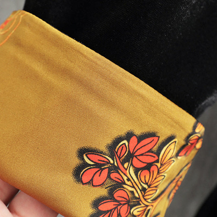 Buddha Stones Tang Anzug Froschknopf Rundhals Baumwolle Herren Jacke Hemd Kleidung - image 5