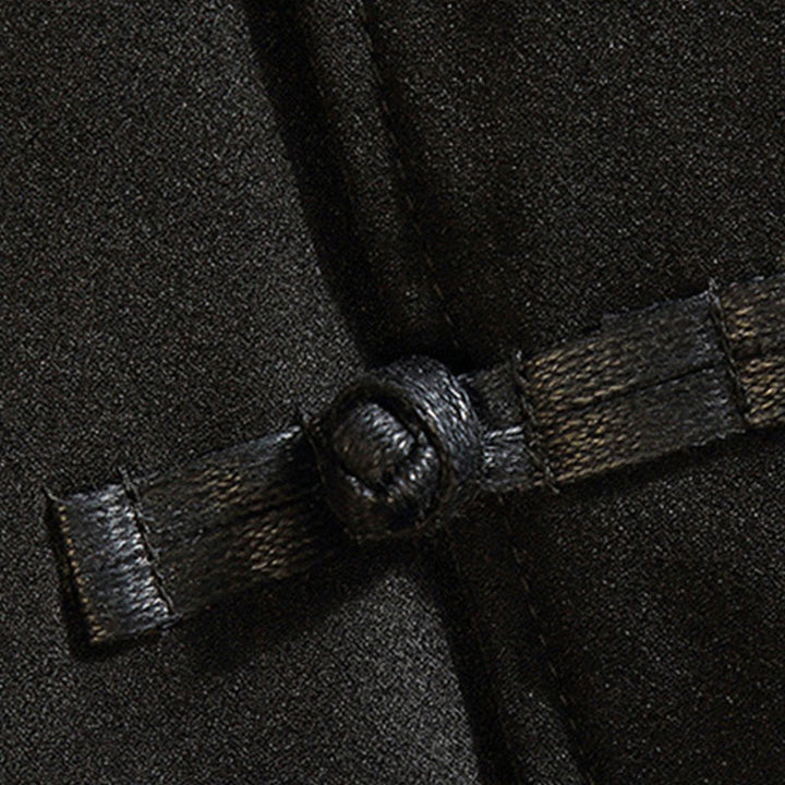 Buddha Stones, Stickerei, Drache, Phönix, lässig, Frosch-Knopf, Baumwolle, Herrenjacke, Hemd, Kleidung - image 5