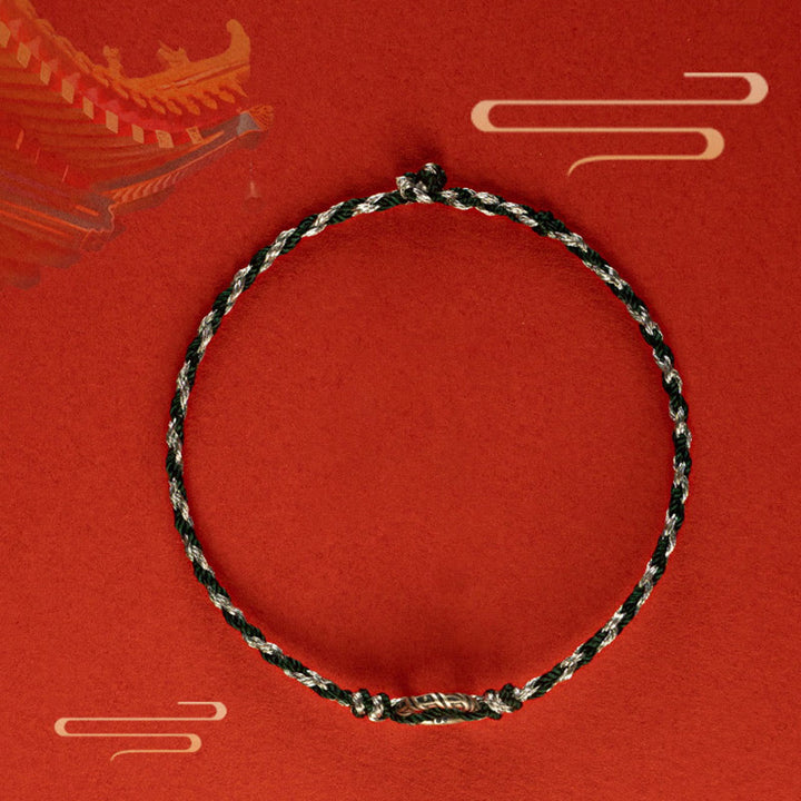 Buddha Stones 925 Sterling Silber Peace Schnalle Glücksarmband - image 14