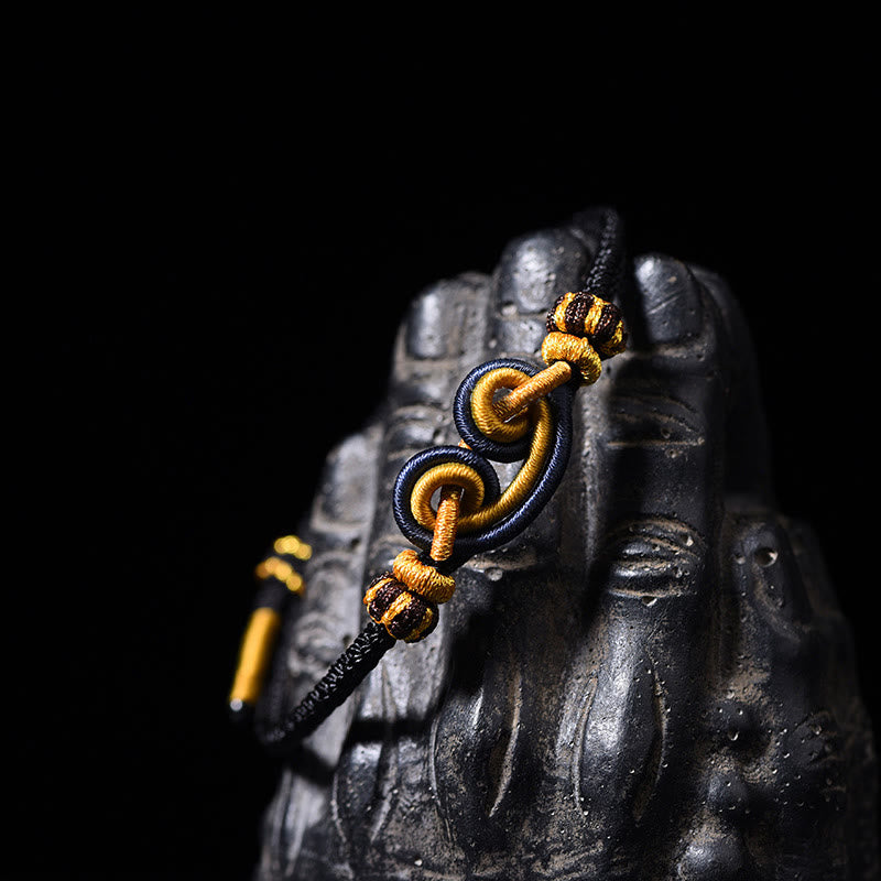 Buddha Stones, Wukong-Knoten, Affenkönig, vertreibt böse Geister, geflochtenes Armband