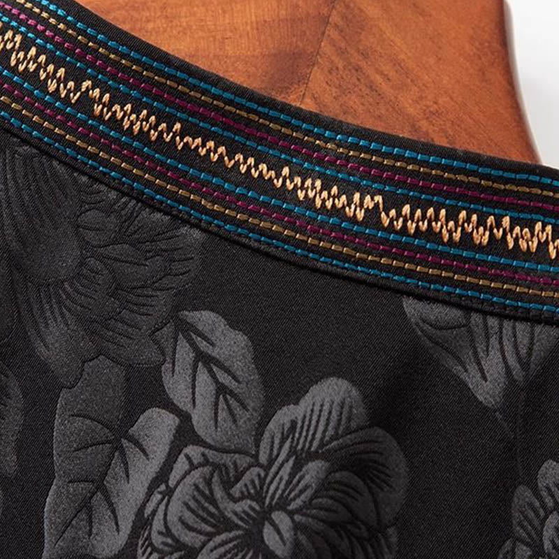 Buddha Stones ​​Vintage Stickerei Bunte Wolke Blume Muster Weste - image 11