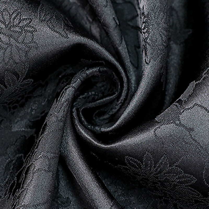 Buddha Stones Vintage Stickerei Pflaumenblütenmuster Doppelseitige Weste - image 4