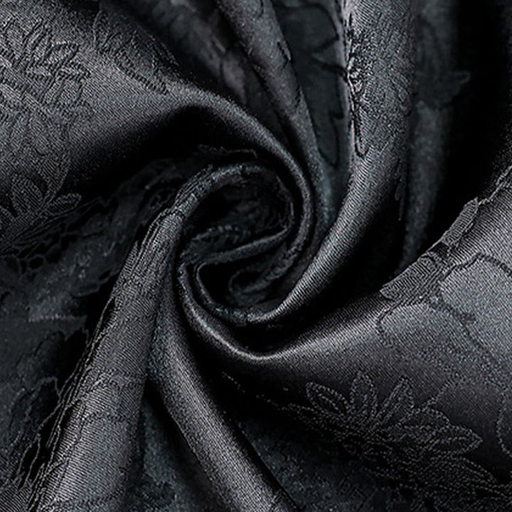 Buddha Stones Vintage Stickerei Pflaumenblütenmuster Doppelseitige Weste - image 4