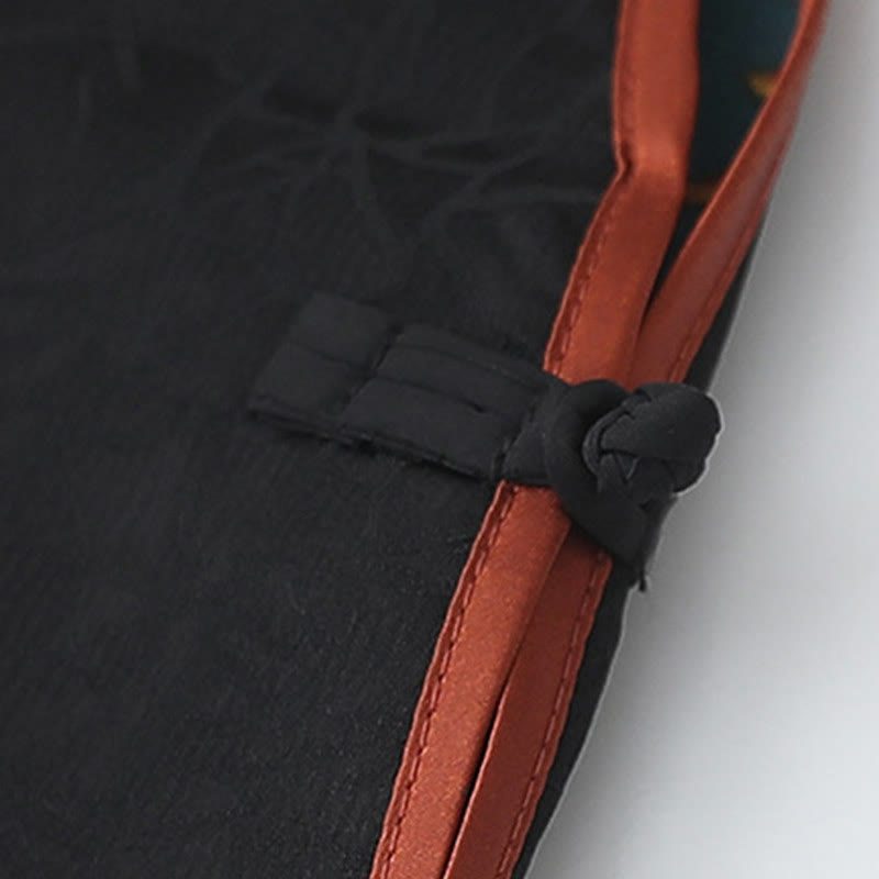 Buddha Stones und Vintage-Stickerei, Jacquardwebung, Blumenmuster - image 6