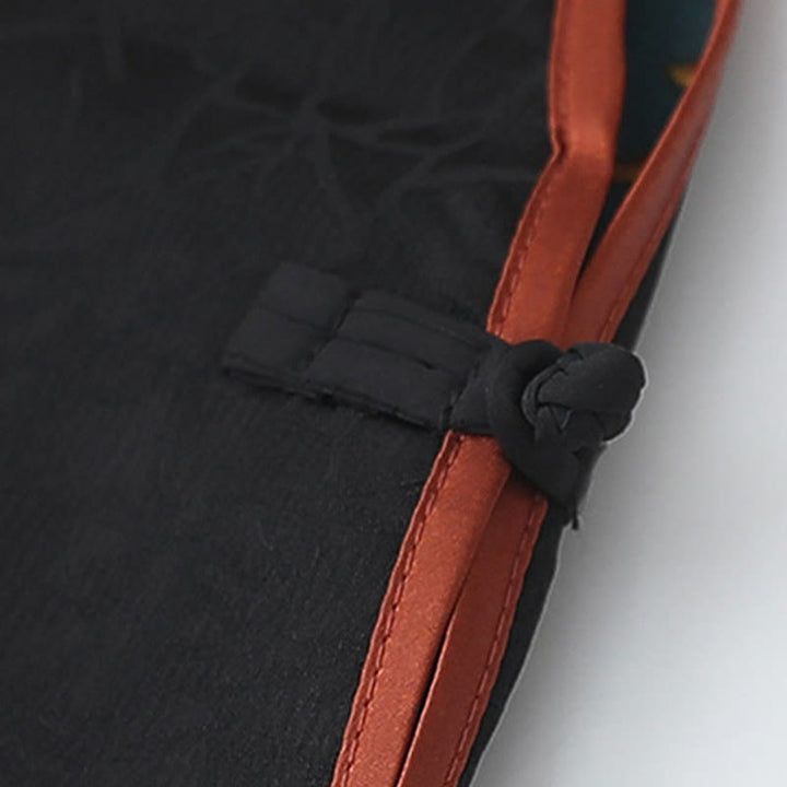 Buddha Stones und Vintage-Stickerei, Jacquardwebung, Blumenmuster - image 6