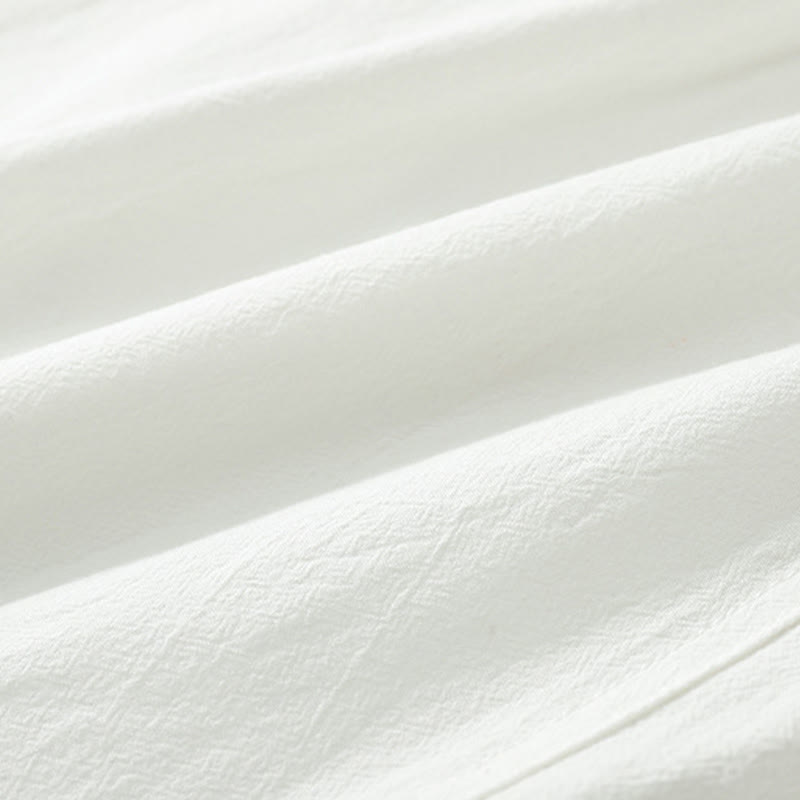 Buddha Stones Kreuzkragen Baumwolle Tang Anzug Hanfu Top Hose Kleidung Herren Set - image 25