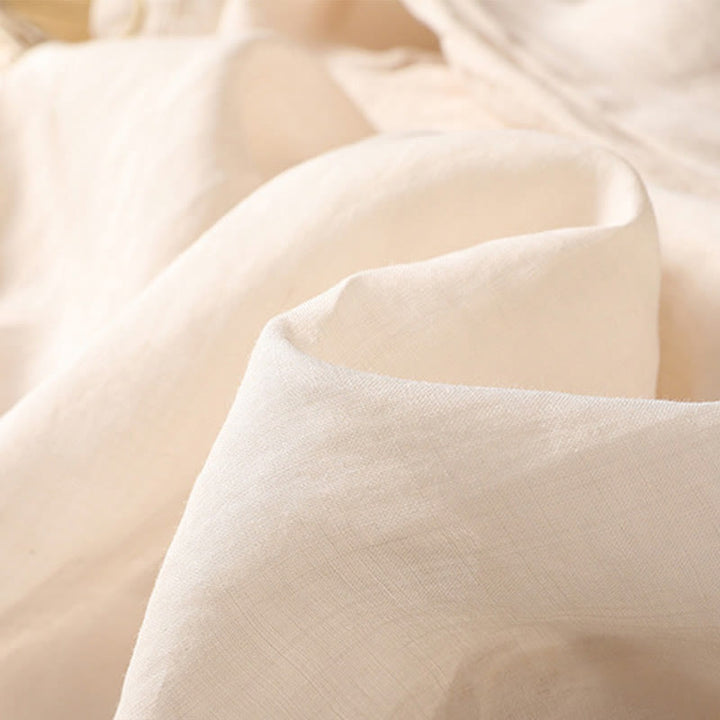 Pullover mit Buddha Stones und ethnischer Stickerei, Rundhalsausschnitt, Baumwolle und Leinen - image 30