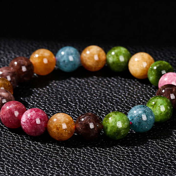 Buddha Stones Mehrfarbiges Turmalin-Positiv-Armband - image 6