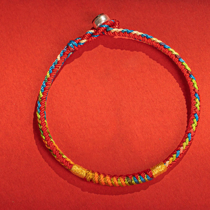 Buddha Stones, mehrfarbig, rote Schnur, Legierung, 925 Sterling Silber, Schnalle, Schutzarmband - image 8