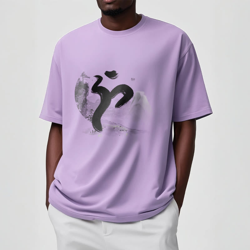 Buddha Stones OM Landschaft Baumwolle T-Shirt - image 16