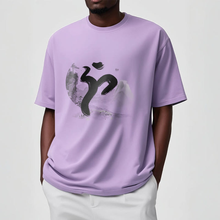Buddha Stones OM Landschaft Baumwolle T-Shirt - image 16