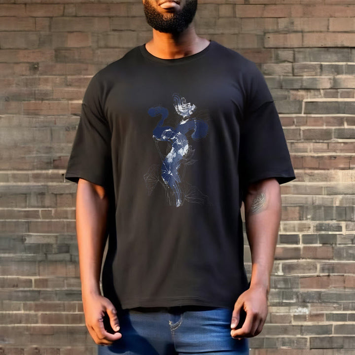 Buddha Stones ​​OM Lotus Blume Hintergrund Baumwolle T-shirt - image 9