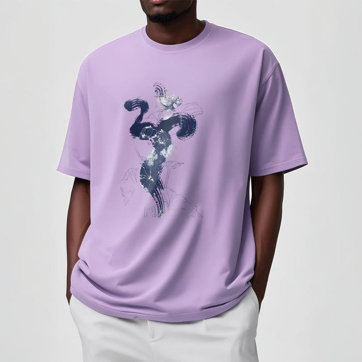 Buddha Stones ​​OM Lotus Blume Hintergrund Baumwolle T-shirt - image 16
