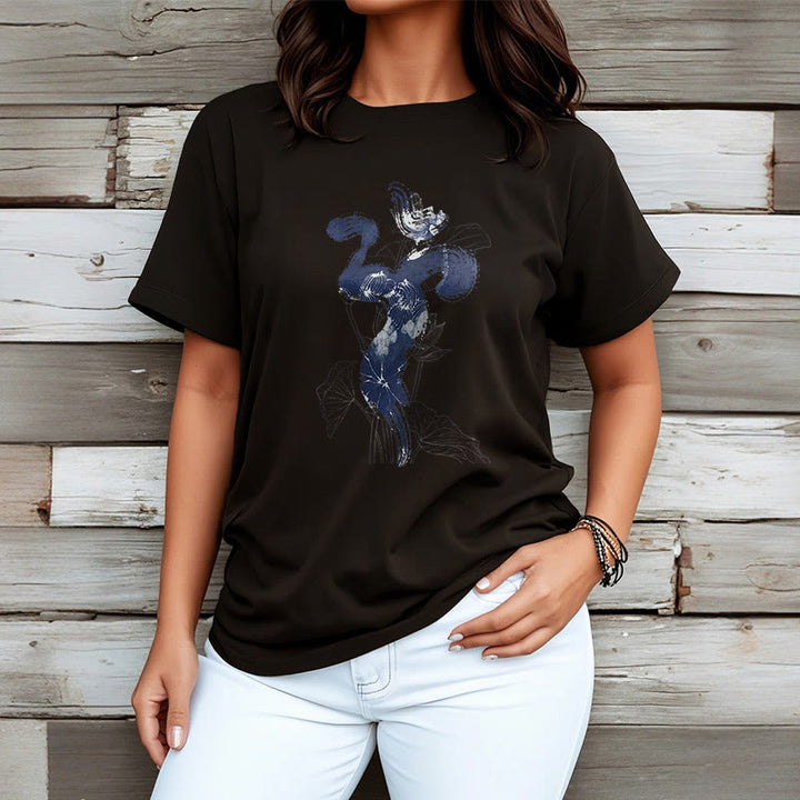 Buddha Stones ​​OM Lotus Blume Hintergrund Baumwolle T-shirt - image 6