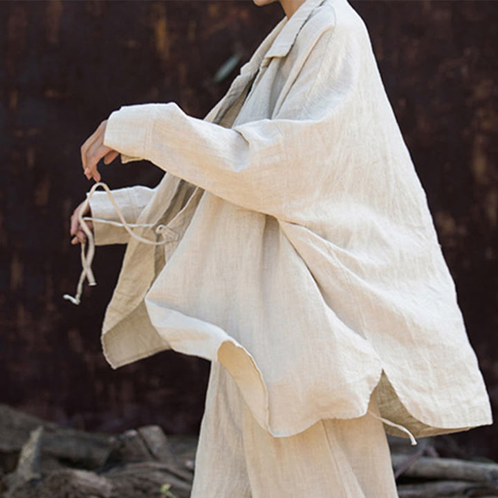 Buddha Stones Meditieren Ramie Baumwolle Kleidung - image 4