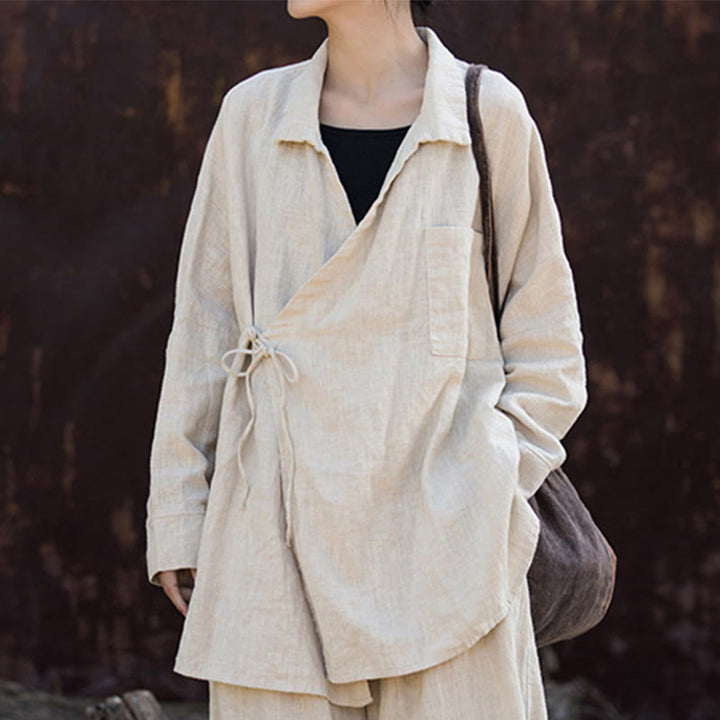 Buddha Stones Meditieren Ramie Baumwolle Kleidung - image 10