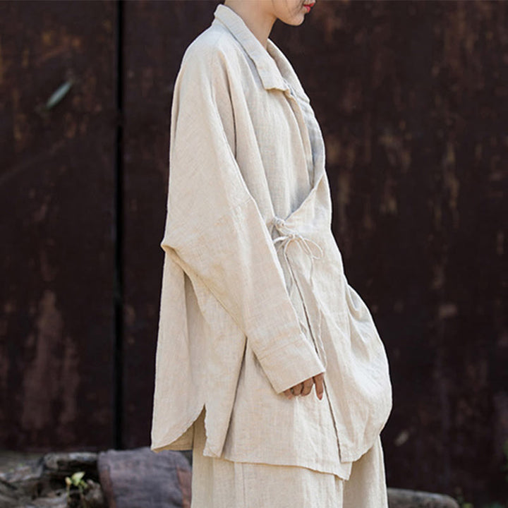 Buddha Stones Meditieren Ramie Baumwolle Kleidung - image 8