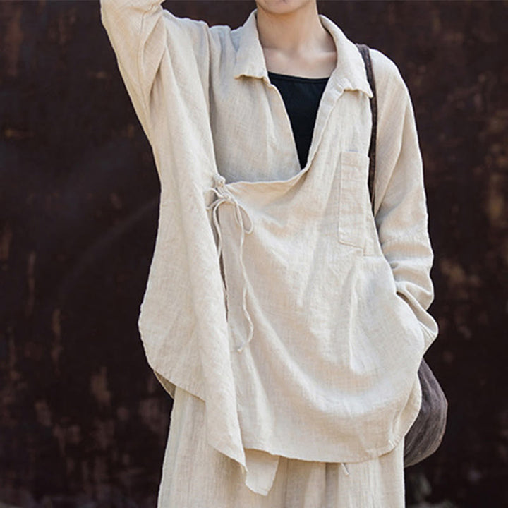 Buddha Stones Meditieren Ramie Baumwolle Kleidung - image 11