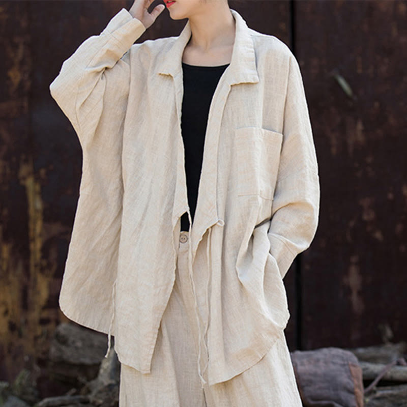 Buddha Stones Meditieren Ramie Baumwolle Kleidung - image 12