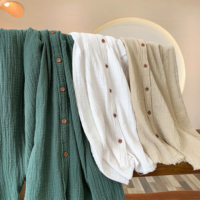 Buddha Stones Literarische künstlerische doppellagige Sandwäsche-Baumwollleinenkleidung - image 37