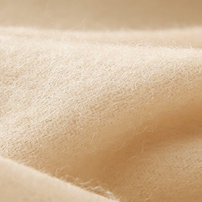 Buddha Stones -Wollschal, 3D-Blumenstickerei, Quaste, Winter, gemütlicher Reiseschal - image 21