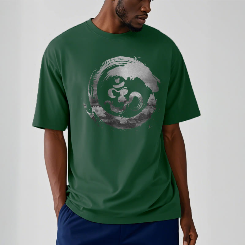 Buddha Stones ​​Om Lotus Baumwolle T-shirt - image 11