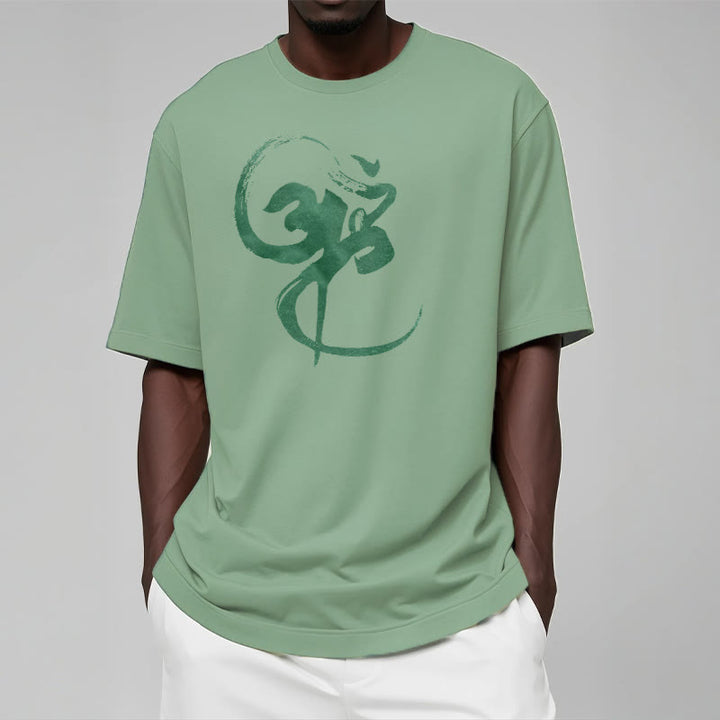 T-Shirt aus Baumwolle mit Buddha Stones und Om-Design - image 20