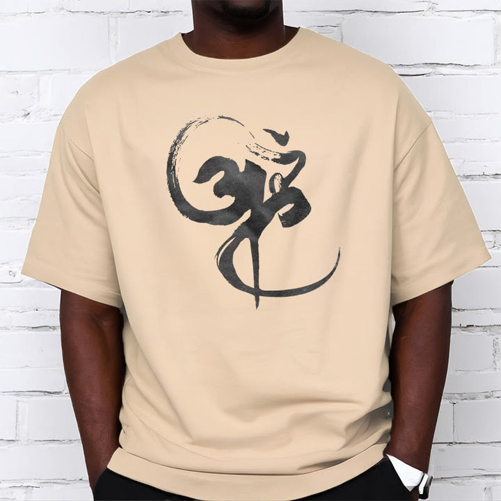 T-Shirt aus Baumwolle mit Buddha Stones und Om-Design - image 13