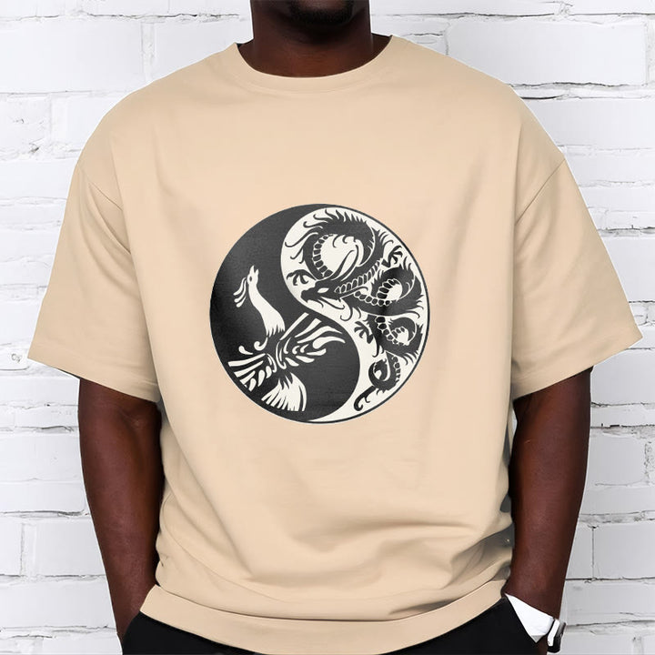 Buddha Stones ​​Phoenix Yin Yang Baumwolle T-Shirt - image 15