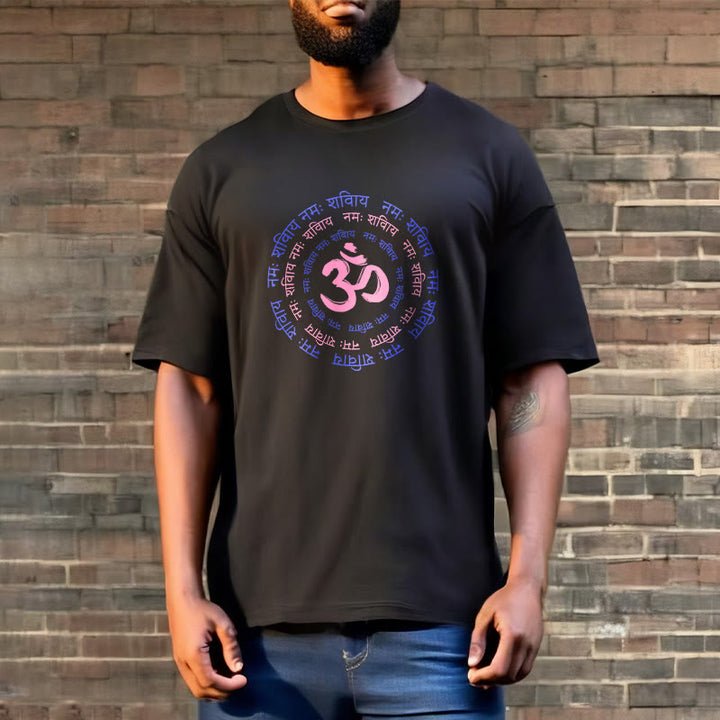 Buddha Stones ​​OM Mantra Charakter Sanskrit Baumwolle T-shirt - image 16