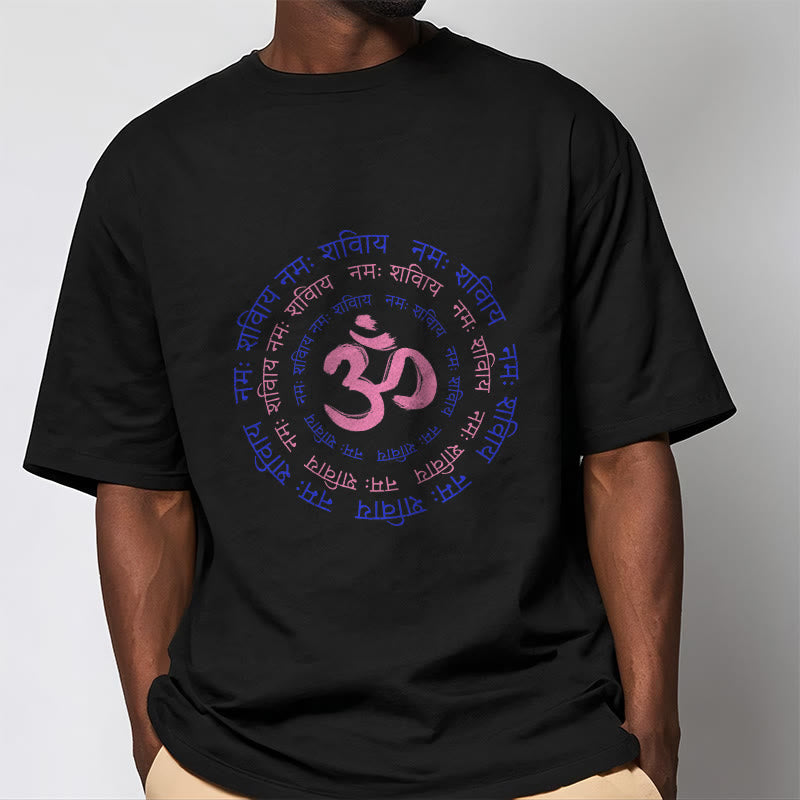 Buddha Stones ​​OM Mantra Charakter Sanskrit Baumwolle T-shirt - image 15