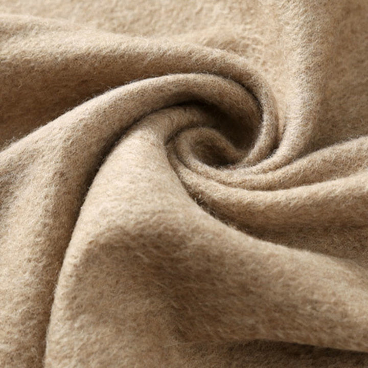 Buddha Stones -Wollschal, rote Blumenblätter, Stickerei, Quaste, gemütlicher Winter-Reiseschal - image 7