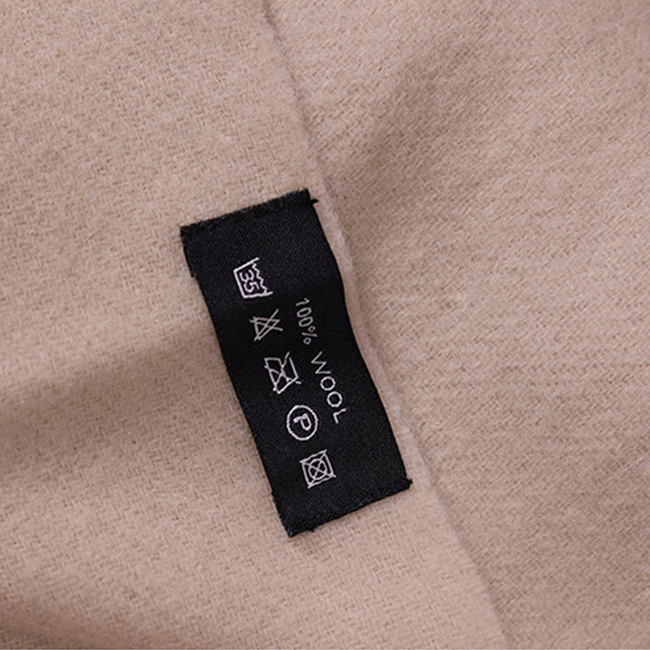 Buddha Stones -Wollschal Yulan Magnolia Stickerei Quaste Winter gemütlich Reiseschal Wrap - image 4