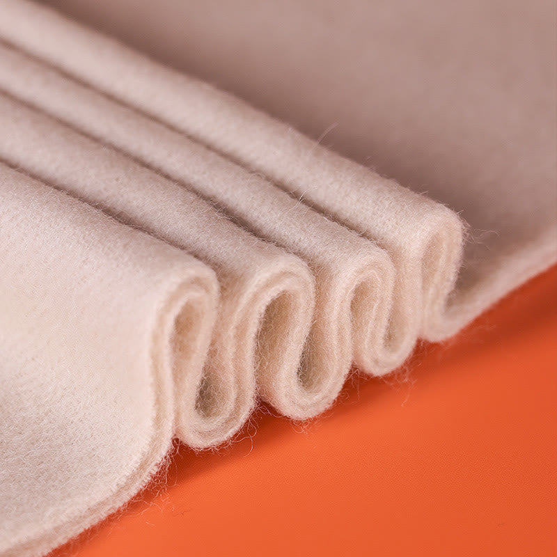 Buddha Stones -Wollschal Yulan Magnolia Stickerei Quaste Winter gemütlich Reiseschal Wrap - image 2