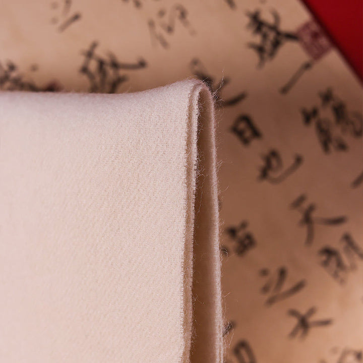 Buddha Stones -Wollschal Yulan Magnolia Stickerei Quaste Winter gemütlich Reiseschal Wrap - image 3