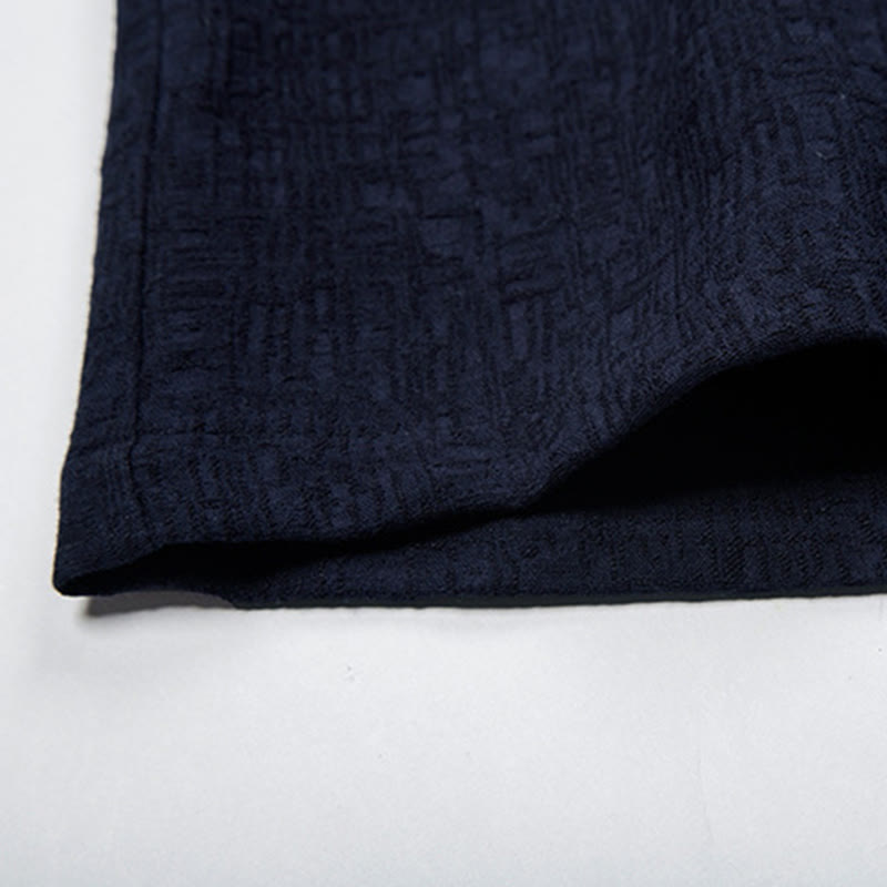 Buddha Stones Fall Solid Langarm Button Shirt Baumwolle Leinen Männer Kleidung - image 11