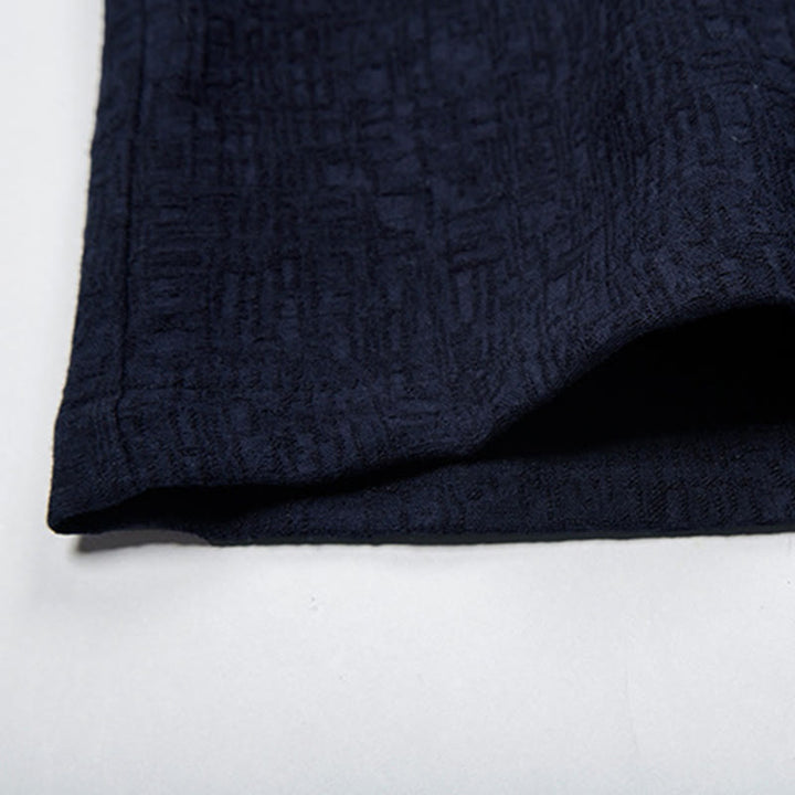 Buddha Stones Fall Solid Langarm Button Shirt Baumwolle Leinen Männer Kleidung - image 11