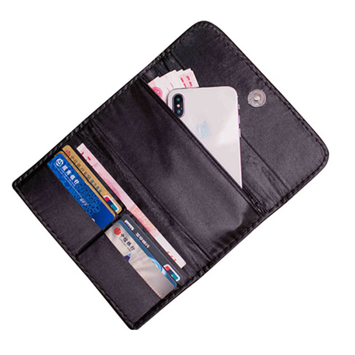Buddha Stones Lange Geldbörse / Handtasche mit Pfingstrosen-Su-Stickerei – Ideal für Reisen und Shopping - image 12