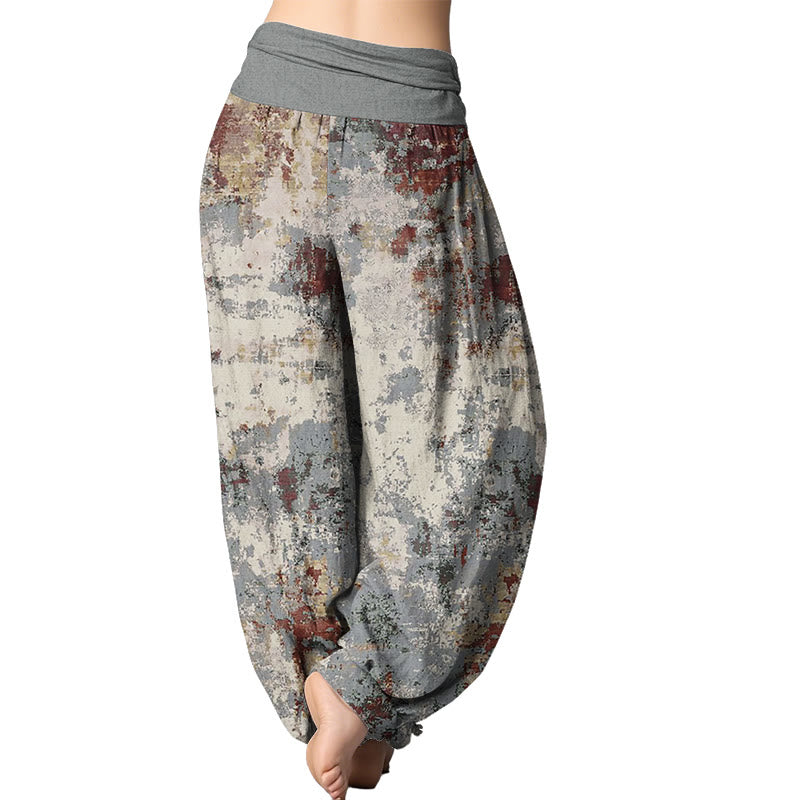 Buddha Stones Batik-Haremshose für Damen mit elastischer Taille