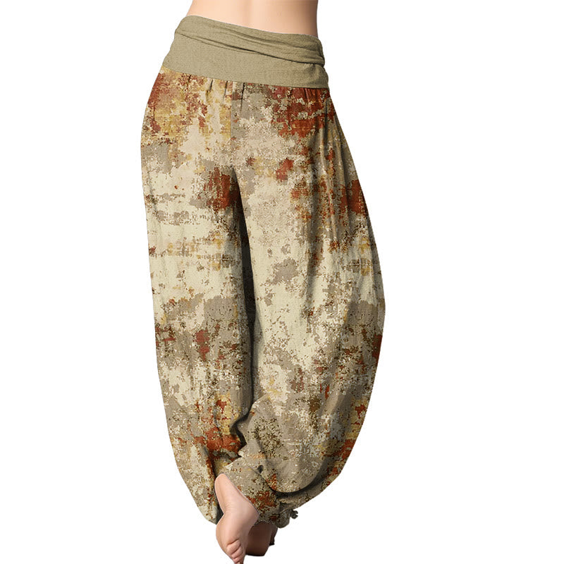 Buddha Stones Batik-Haremshose für Damen mit elastischer Taille