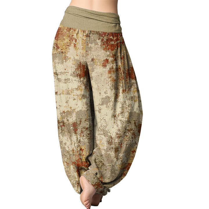 Buddha Stones Batik-Haremshose für Damen mit elastischer Taille