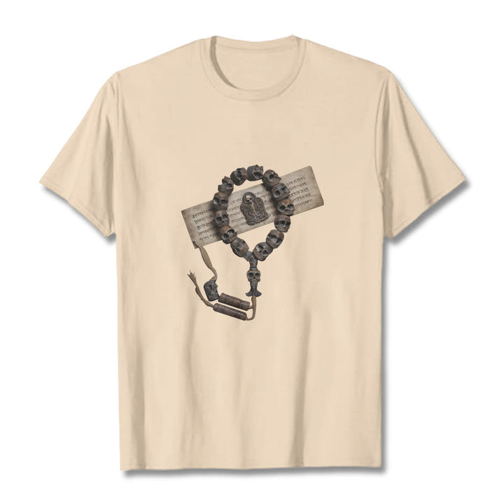 Buddha Stones ​​Tibetischen Der Herr Der Leiche Wald Perlen Muster T T-shirt - Bisque - 2XL - image 38