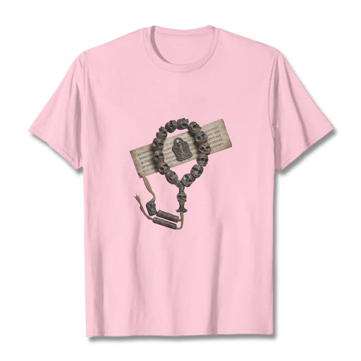 Buddha Stones ​​Tibetischen Der Herr Der Leiche Wald Perlen Muster T T-shirt - image 27