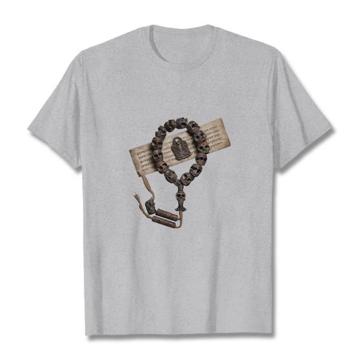 Buddha Stones ​​Tibetischen Der Herr Der Leiche Wald Perlen Muster T T-shirt - image 43